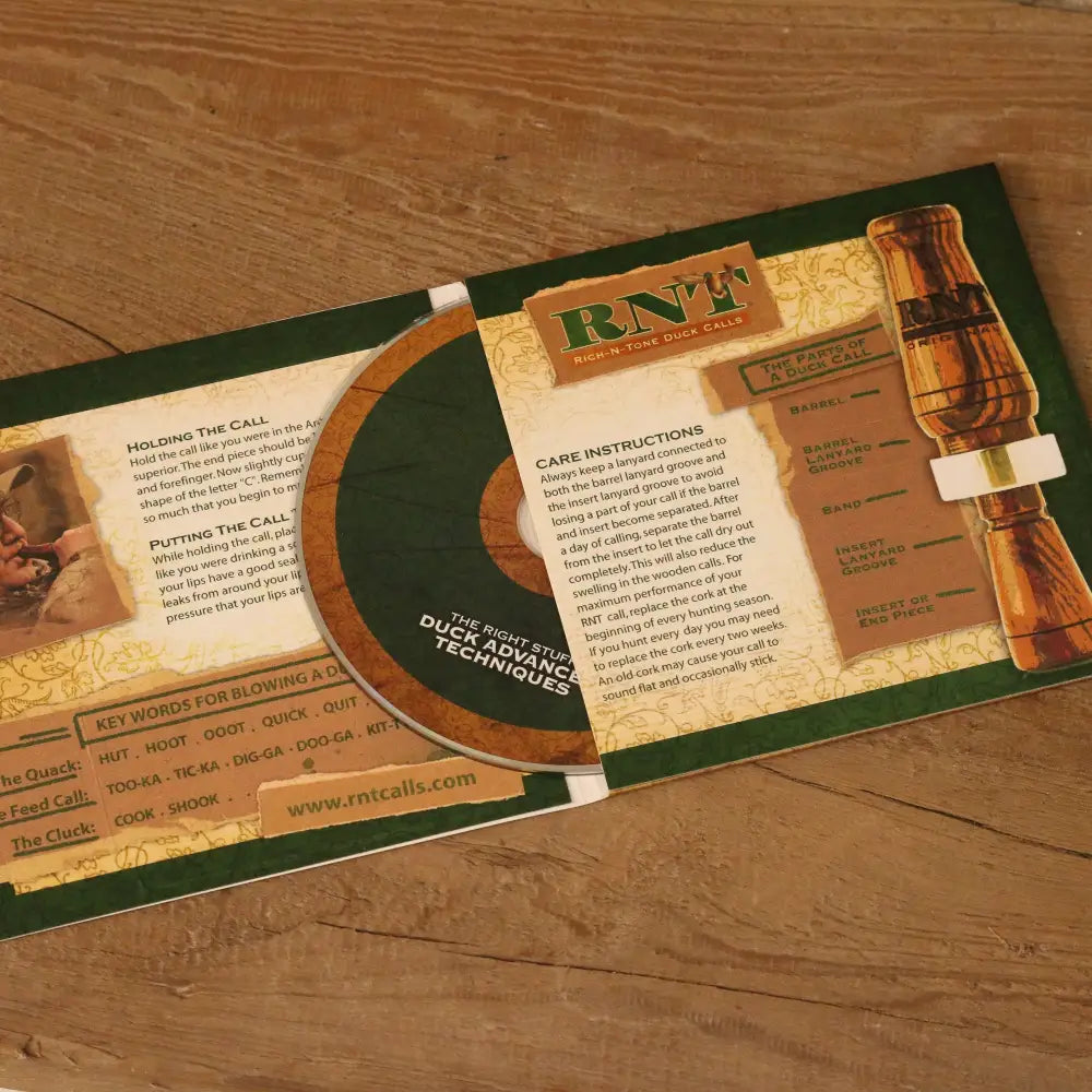 Advanced Techniques Duck Calling CD