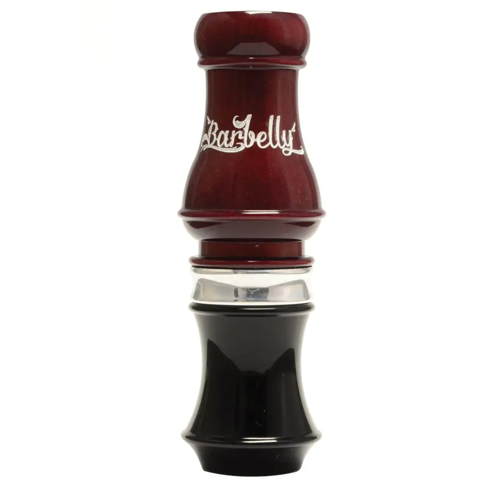 Barbelly Specklebelly Call - Black Cherry and Black Acrylic