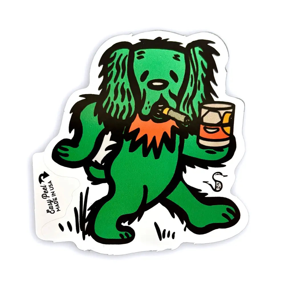 Dancing Dog - Bourbon Decal