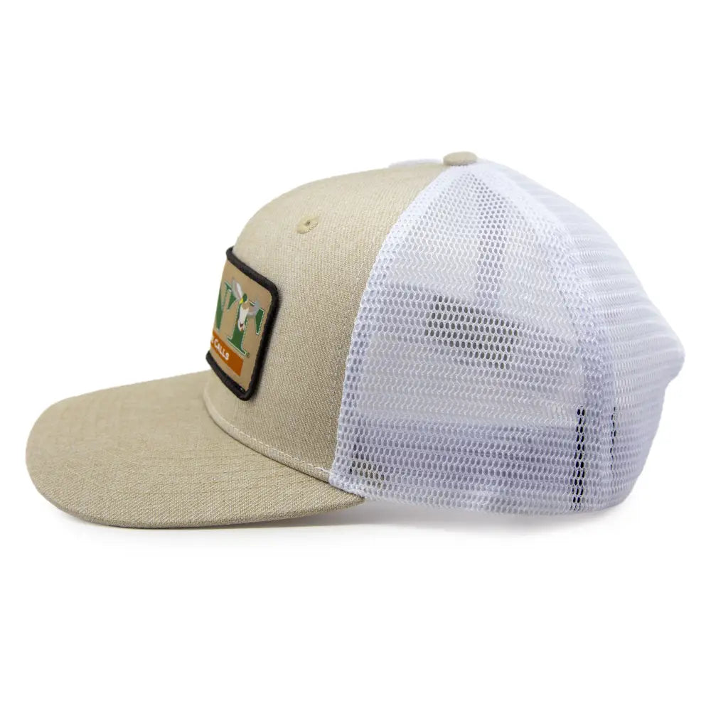 Khaki & White RNT Patch Hat