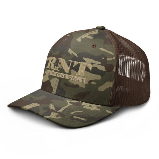 RNT Dry Earth Logo - Camouflage trucker hat