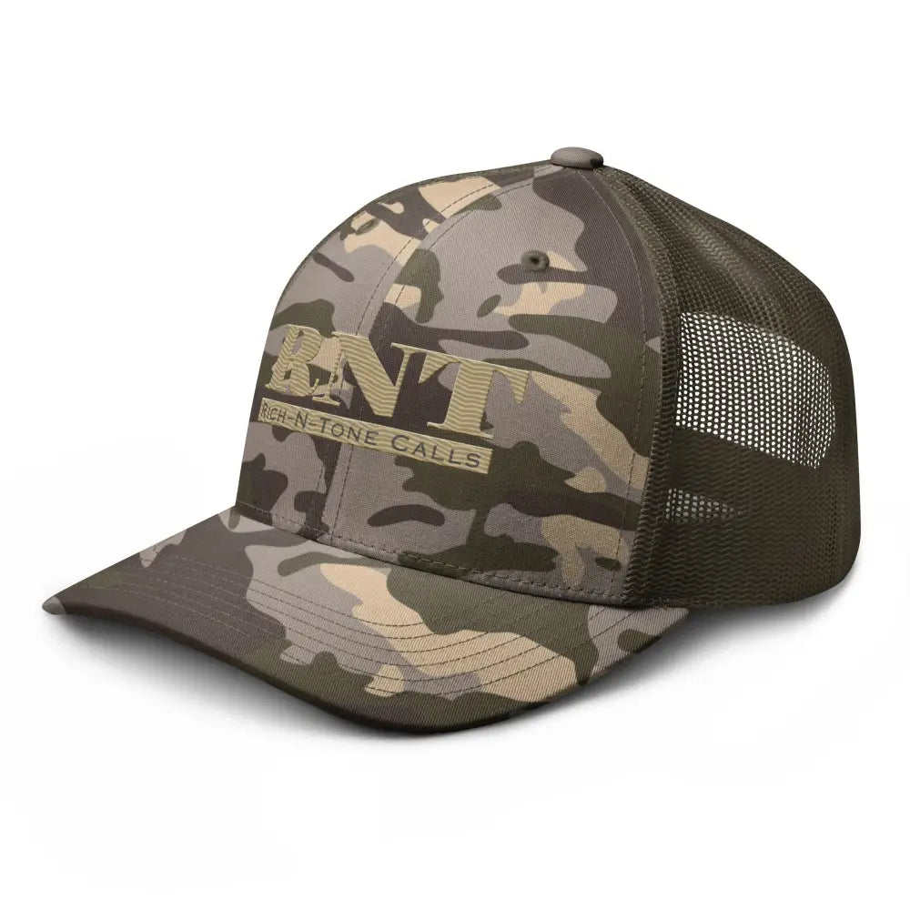 RNT Dry Earth Logo - Camouflage trucker hat
