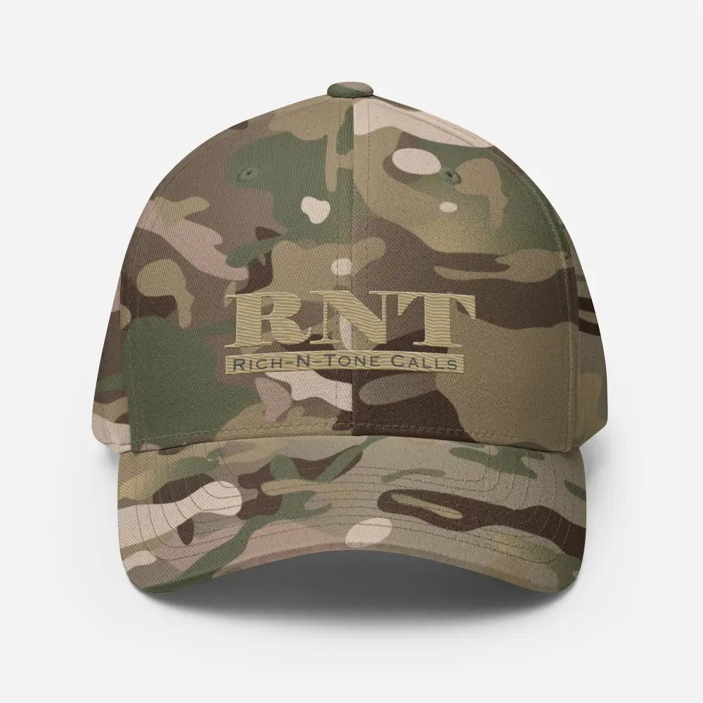 RNT Dry Earth Logo Embroidered Structured Twill Cap - Stretch Fit