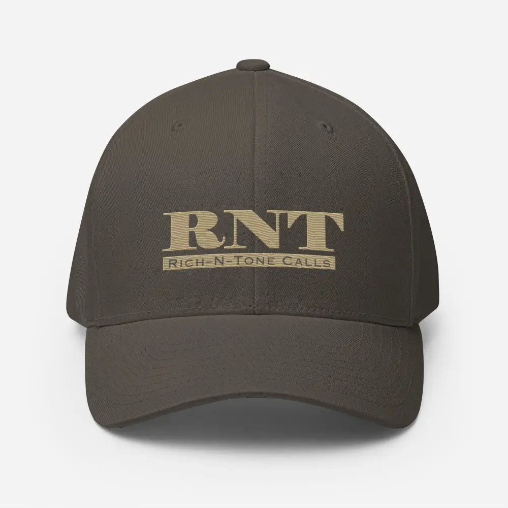 RNT Dry Earth Logo Embroidered Structured Twill Cap - Stretch Fit