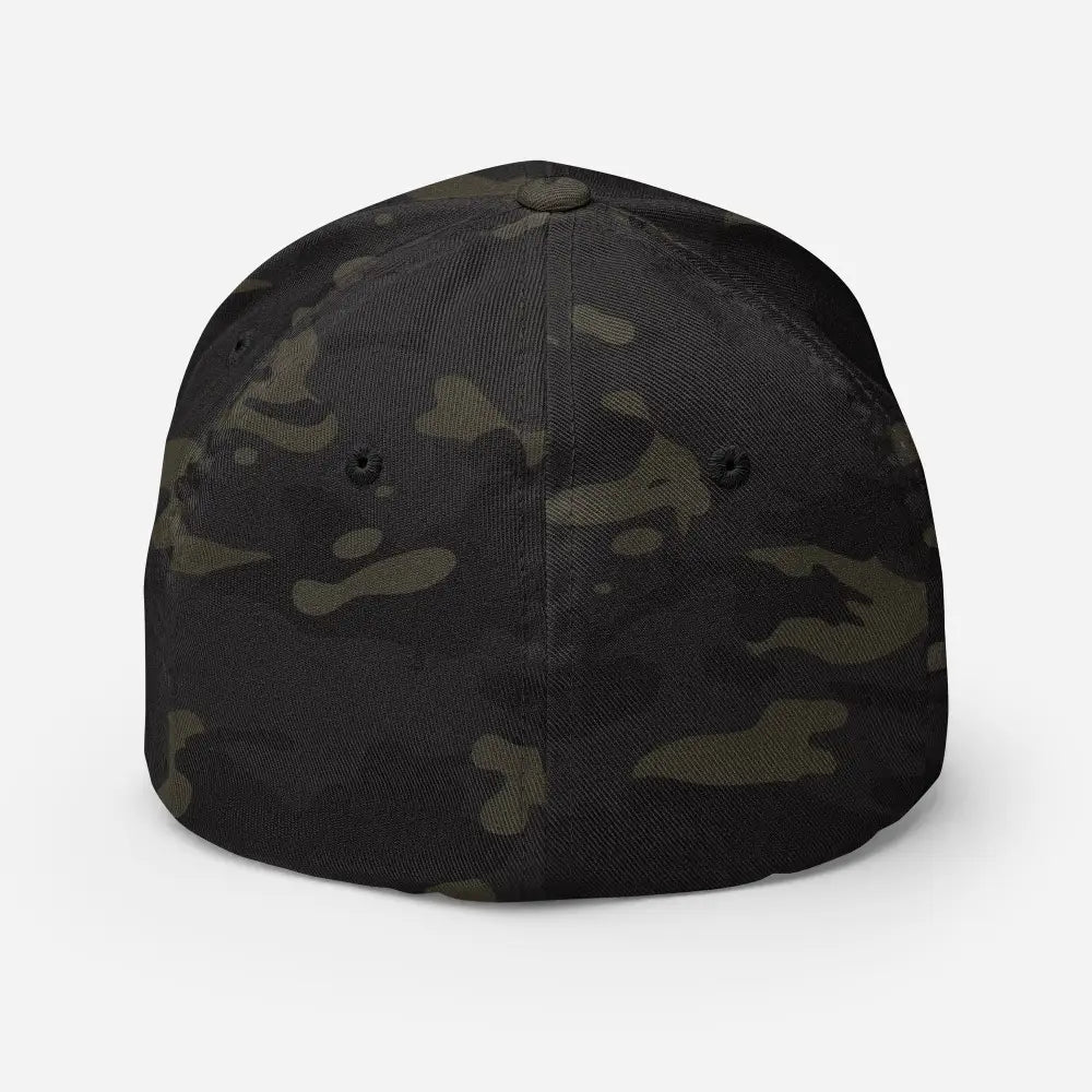 RNT Dry Earth Logo Embroidered Structured Twill Cap - Stretch Fit