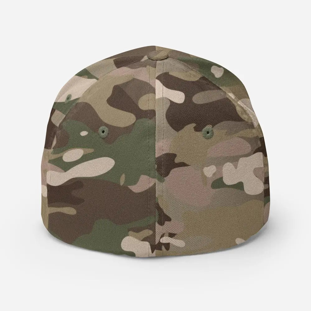 RNT Dry Earth Logo Embroidered Structured Twill Cap - Stretch Fit