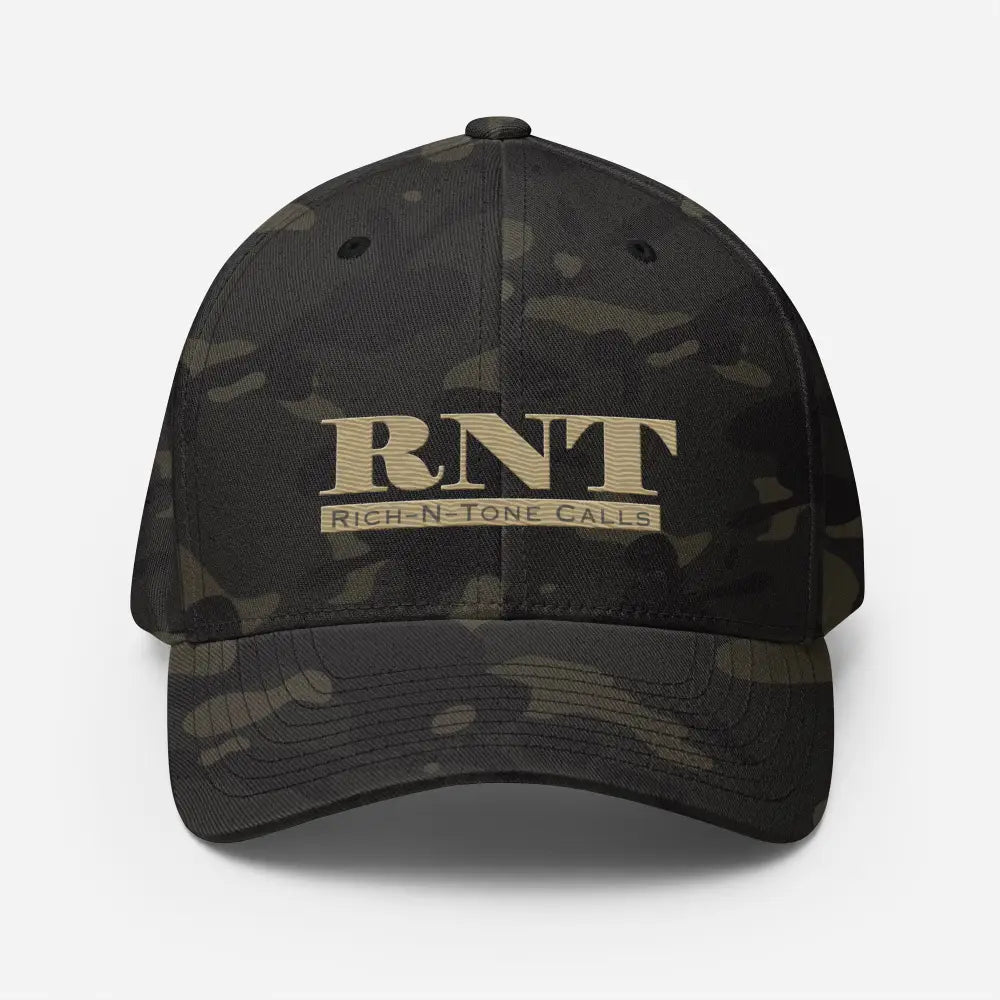 RNT Dry Earth Logo Embroidered Structured Twill Cap - Stretch Fit