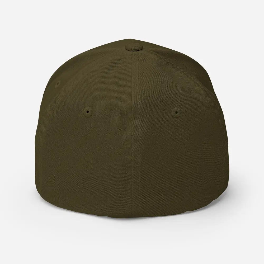 RNT Dry Earth Logo Embroidered Structured Twill Cap - Stretch Fit