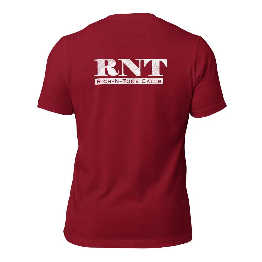 RNT White Logo - Unisex t-shirt - Cardinal / S