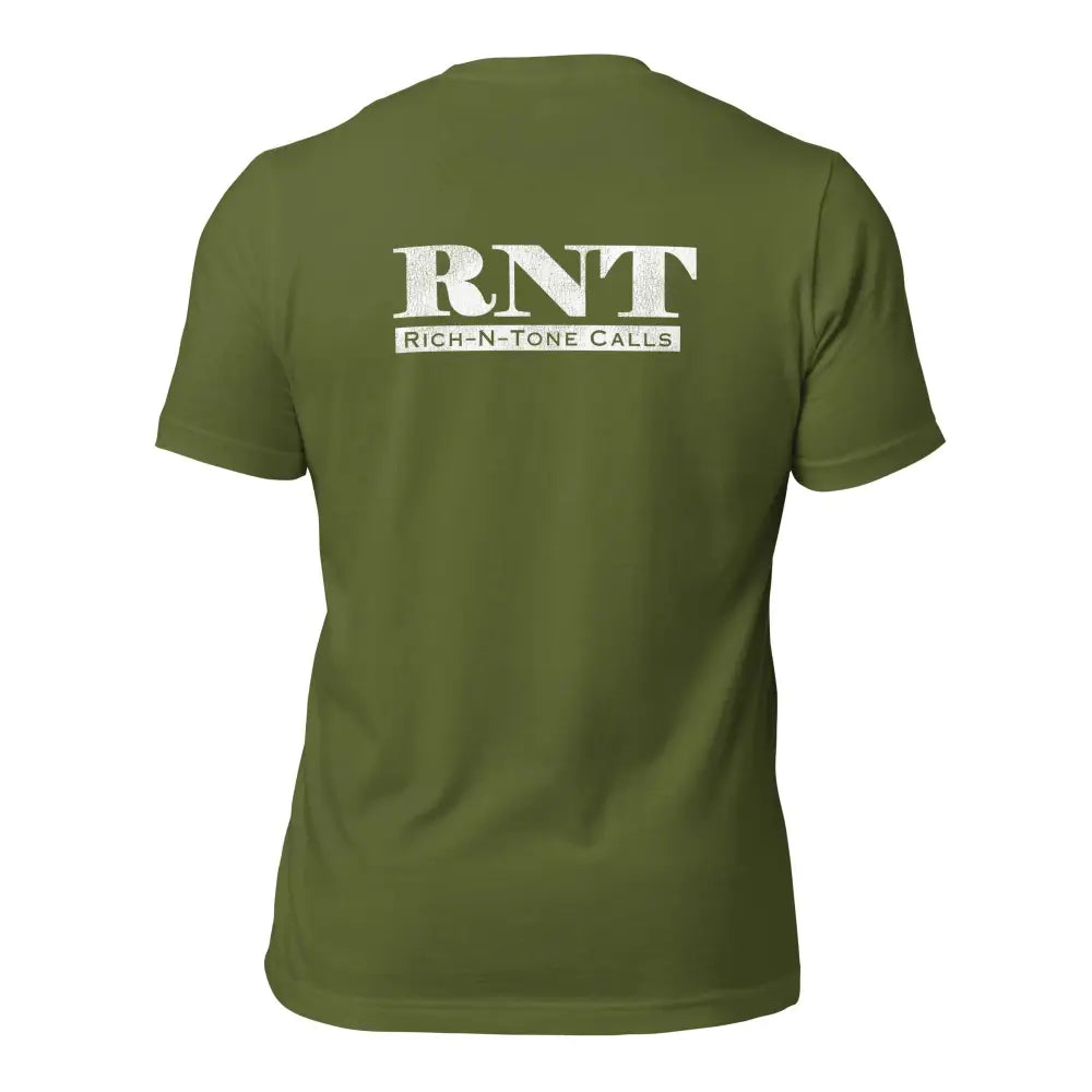RNT White Logo - Unisex t-shirt - Olive / S