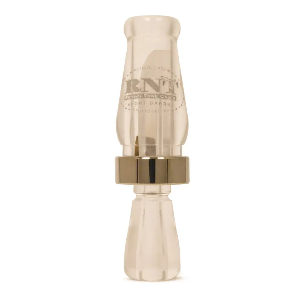 Short Barrel Duck Call - Clear Acrylic
