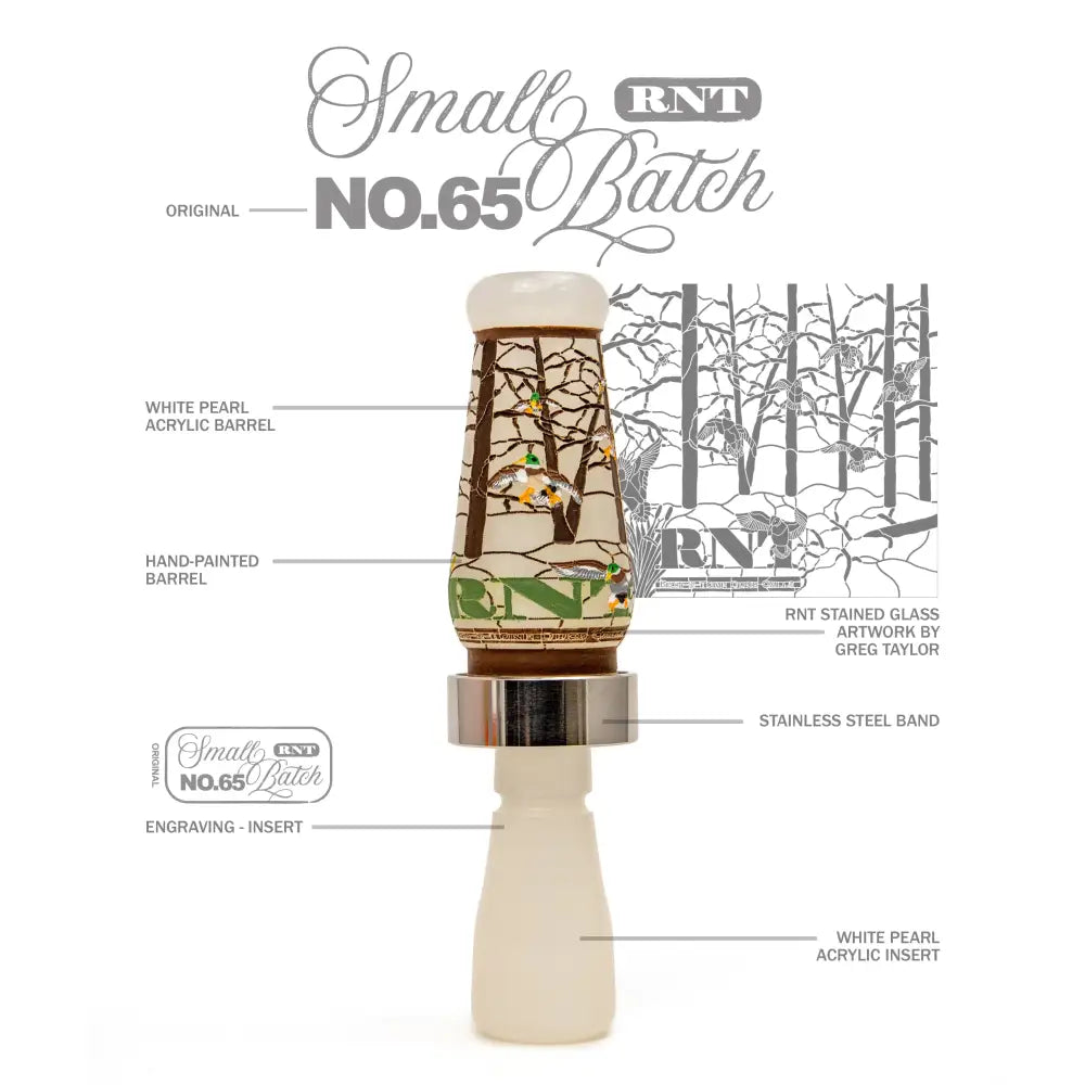 Stained Glass Pearl White Original - Small Batch No. 65