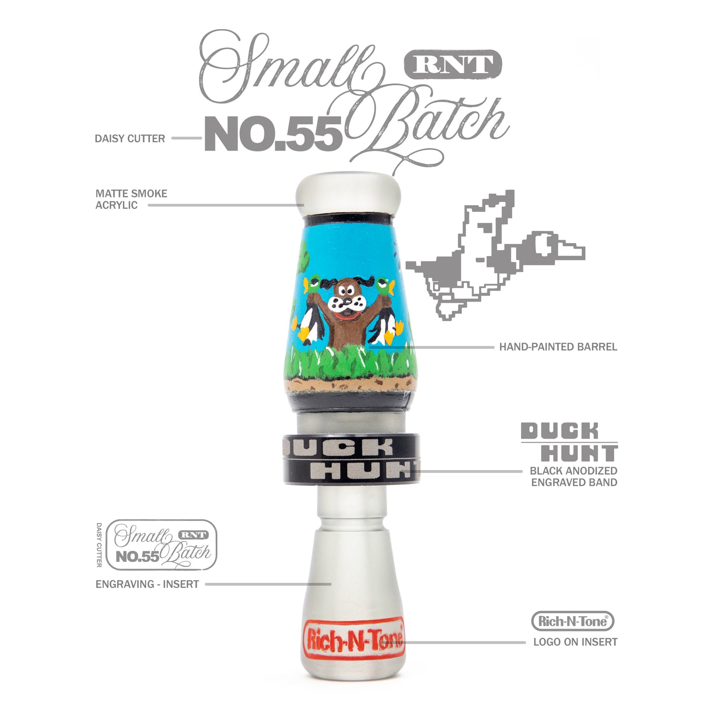 RNT Small Batch No. 55 - Hand Painted Duck Hunt