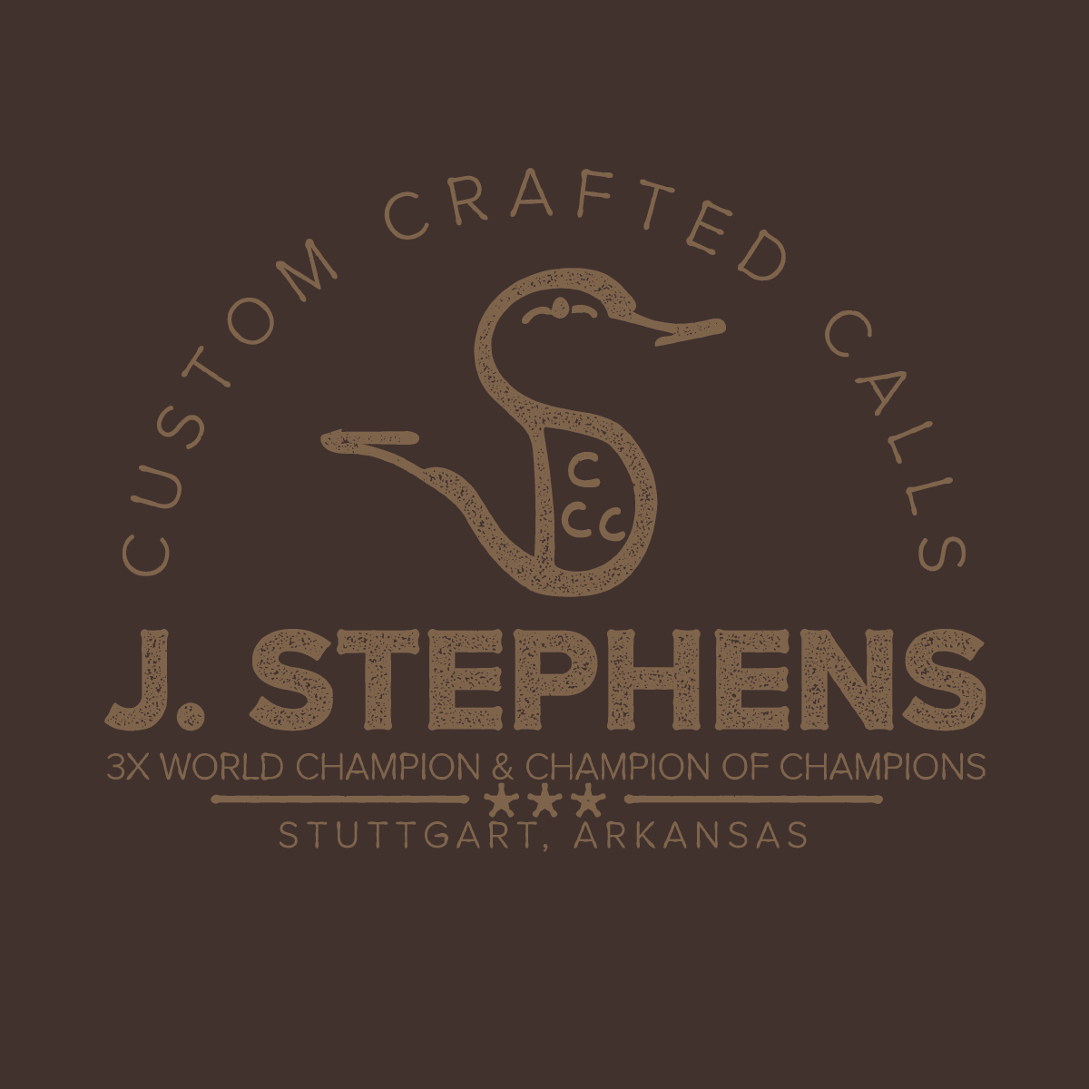 J Stephens Logo T-Shirt - Espresso