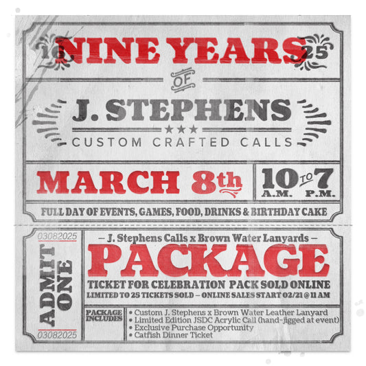 J. Stephens Calls x Brown Water Lanyards Celebration Package