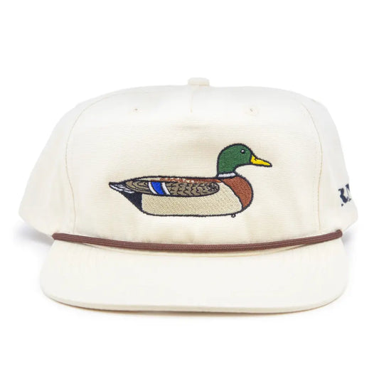 Decoy Embroidered Old School Cream