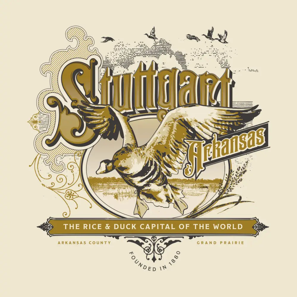 Ivory Historic Stuttgart Duck T-Shirt