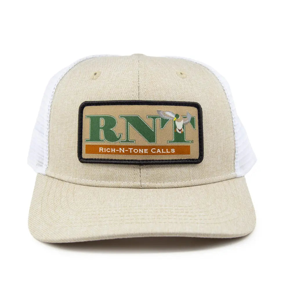 Khaki & White RNT Patch Hat