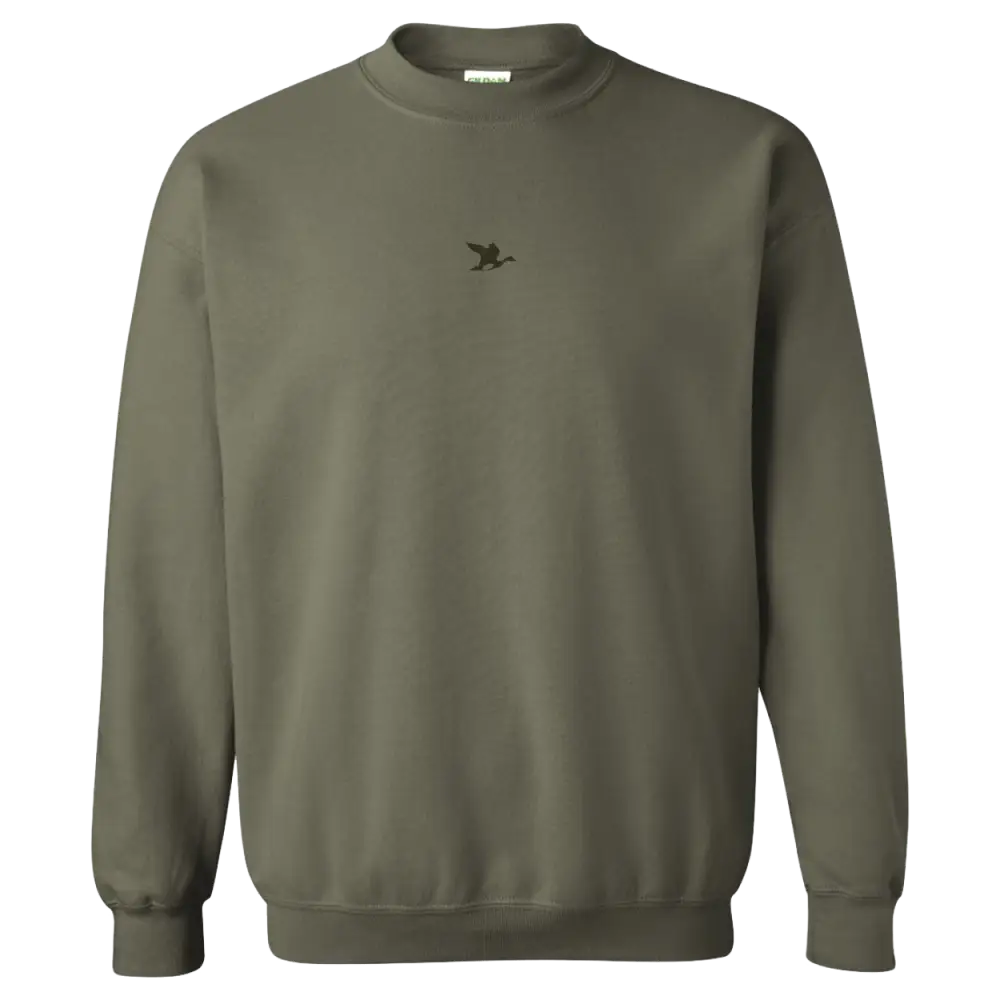 Military Green Duck Fly Crew