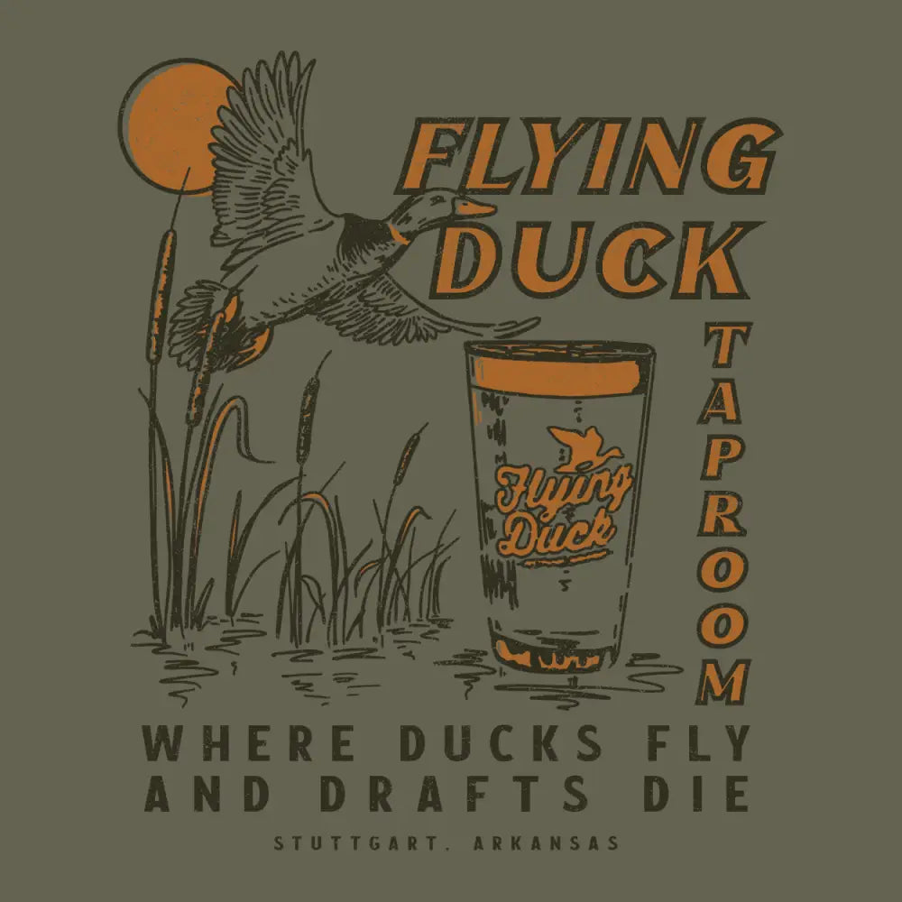 Military Green Duck Fly Crew