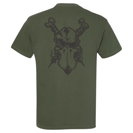 Quackhead Skull Tee - Moss