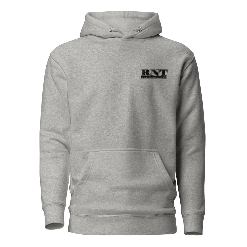RNT Black Logo Unisex Hoodie - Carbon Grey / S