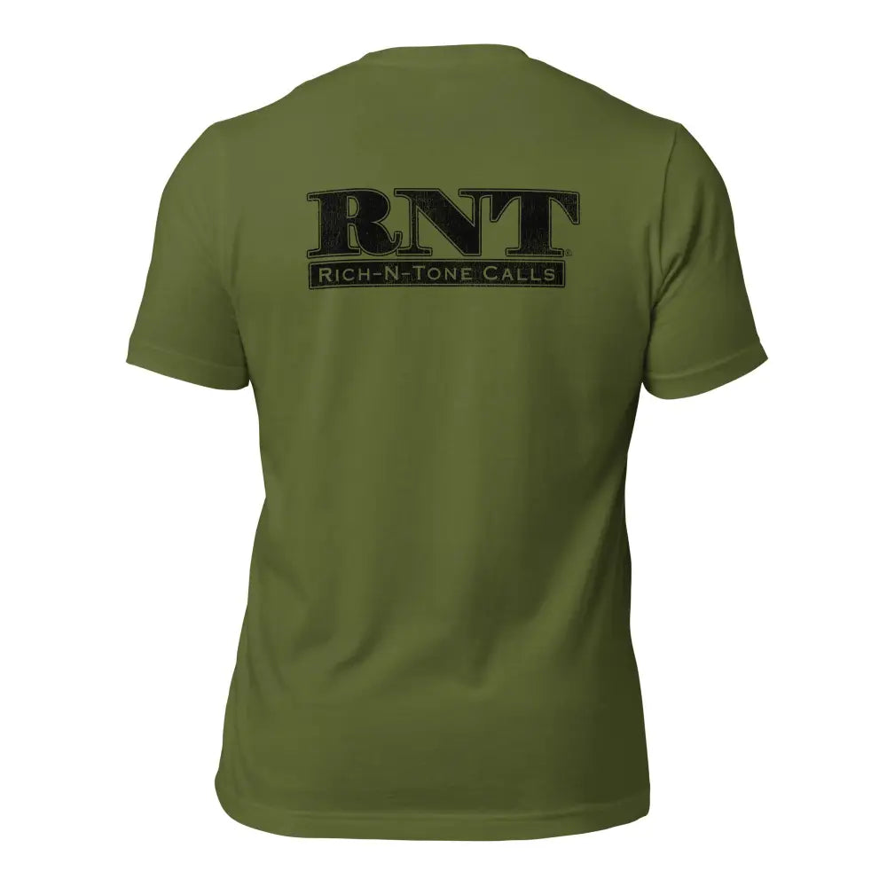 RNT Black Logo Unisex t-shirt - Olive / S