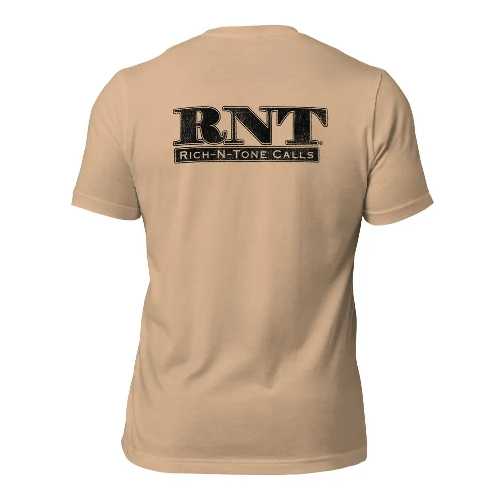 RNT Black Logo Unisex t-shirt - Tan / XS