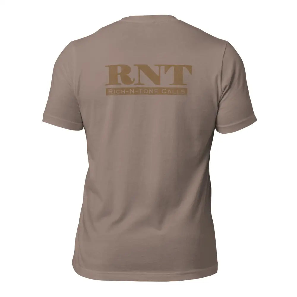 RNT Coyote Brown Logo - Unisex t-shirt - Pebble / S