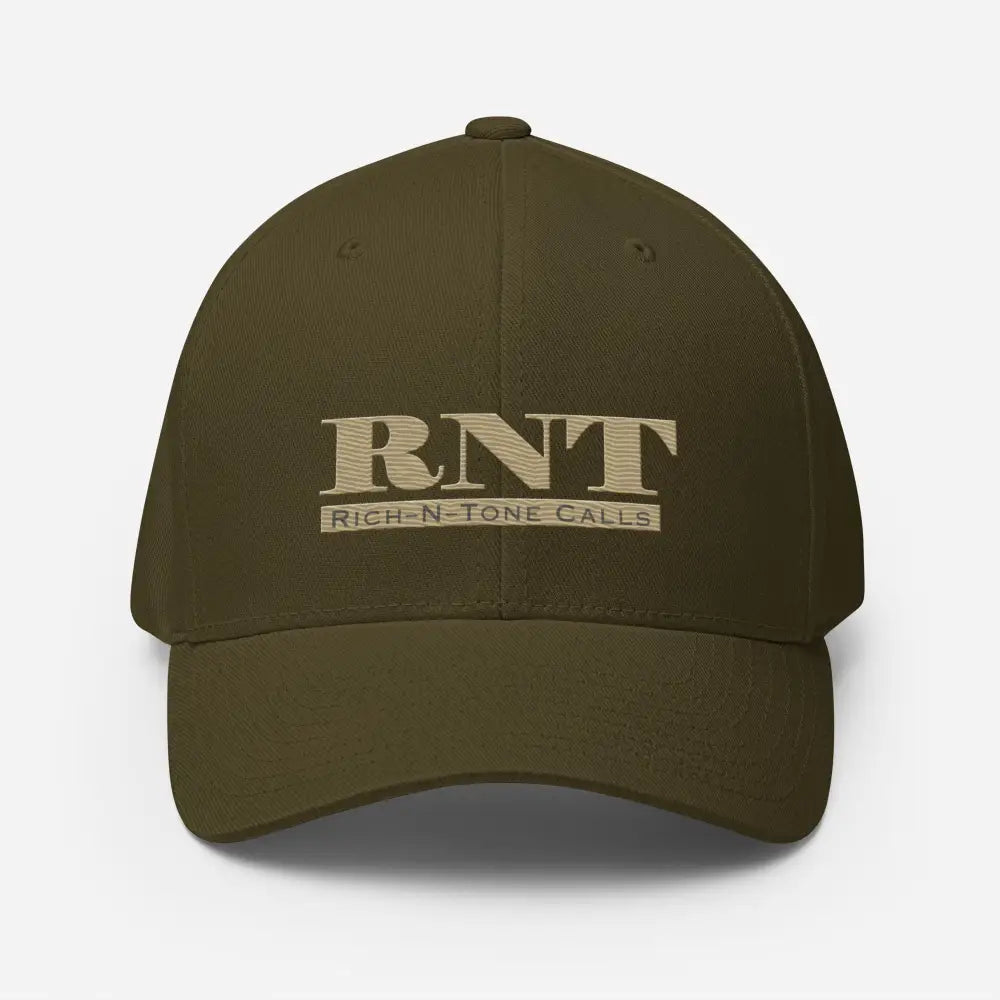 RNT Dry Earth Logo Embroidered Structured Twill Cap - Stretch Fit