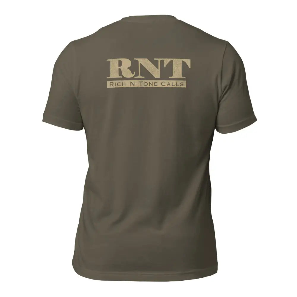 RNT Dry Earth Logo - Unisex t-shirt - Army / S