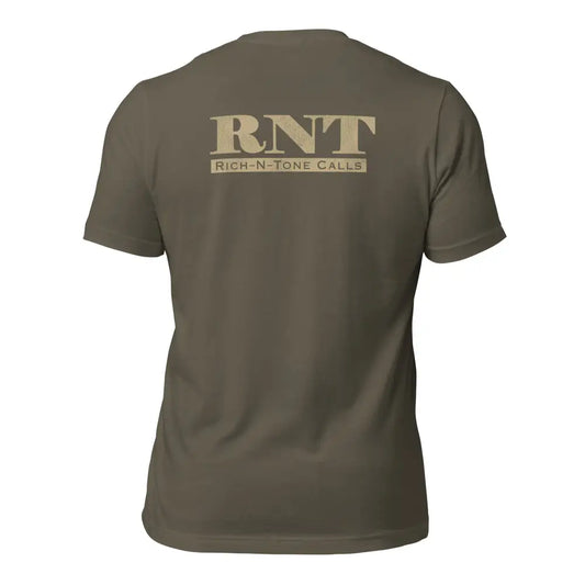 RNT Dry Earth Logo - Unisex t-shirt - Army / S