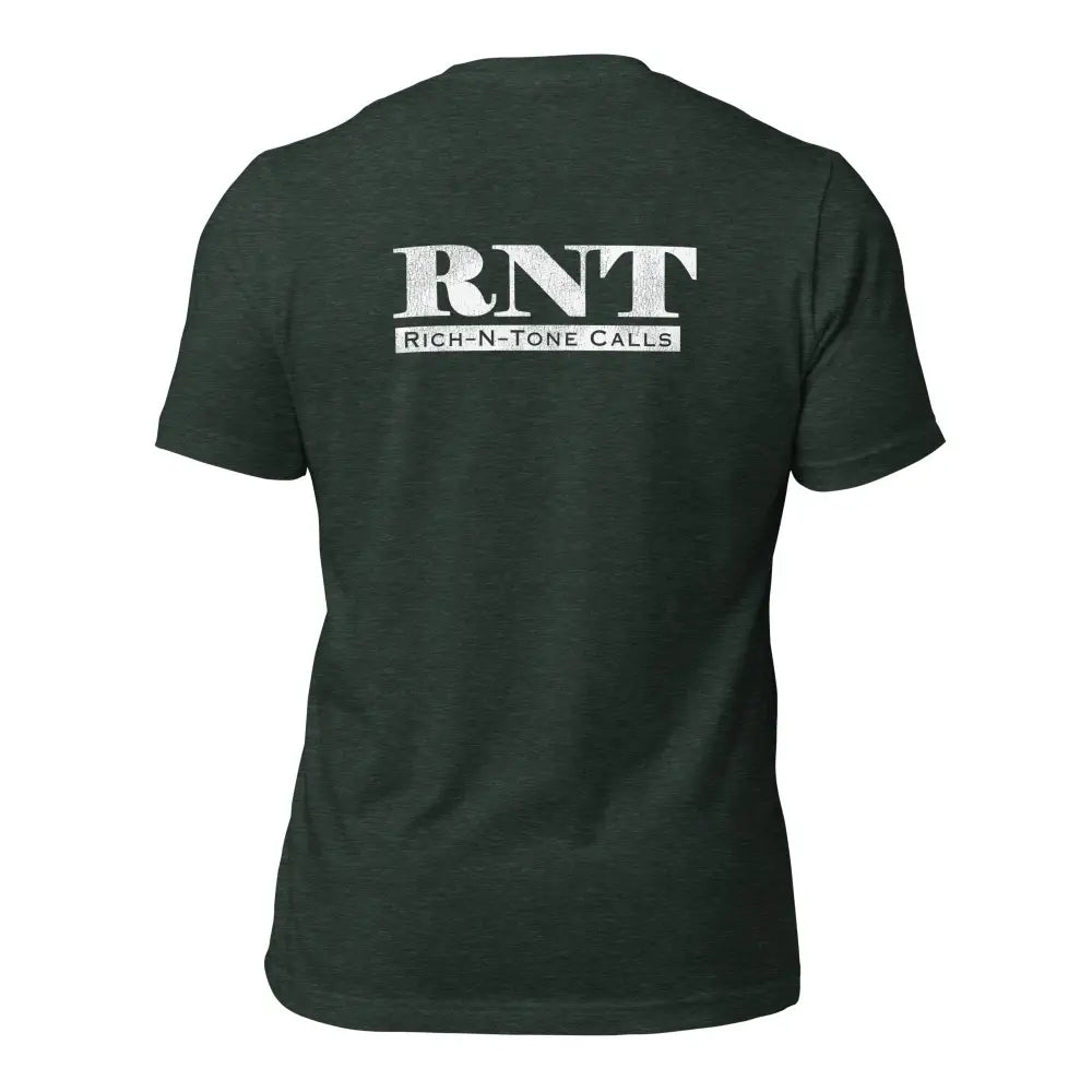 RNT White Logo - Unisex t-shirt - Heather Forest / S
