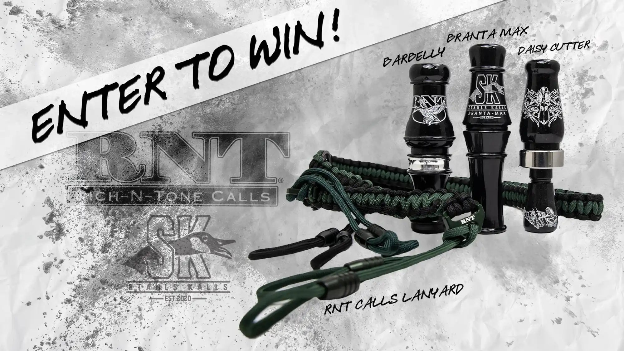 A set of duck calls and a lanyard for hunting.