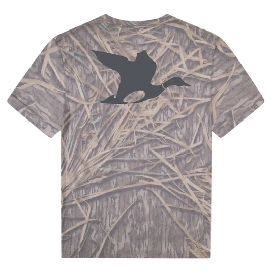 Shadow Grass Flying Duck T-Shirt