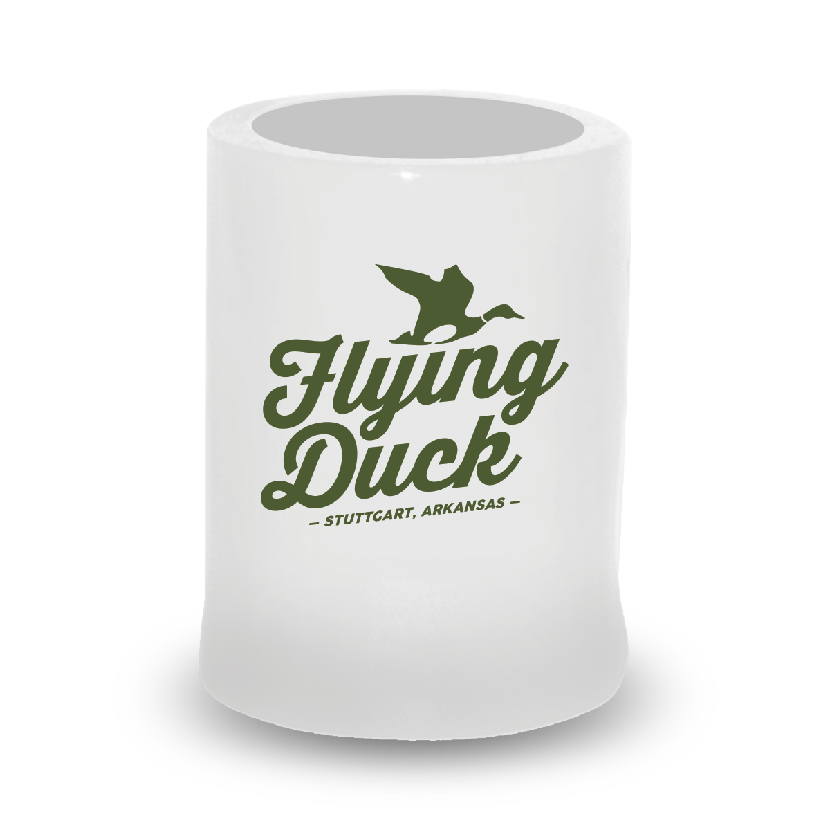 Flying Duck Co. White Can Koozie