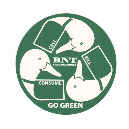 Go Green Decal